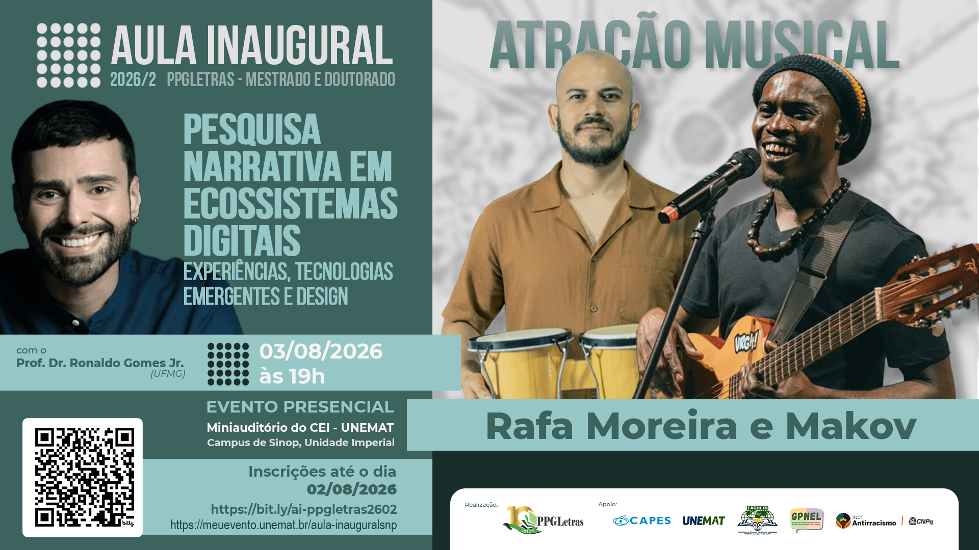 Aula Inaugural | 2026-02 - Atração Musical