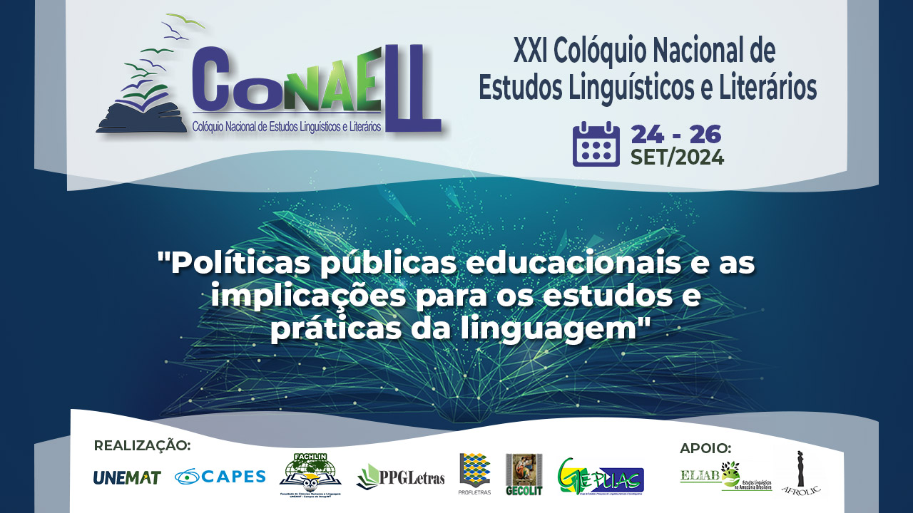 XXI Colóquio Nacional de Estudos Linguísticos e Literários